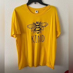 Bee kind yellow women’s T-shirt
